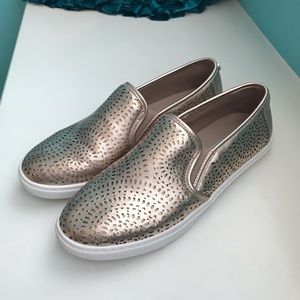 Rose Gold Steven Madden Slip On
